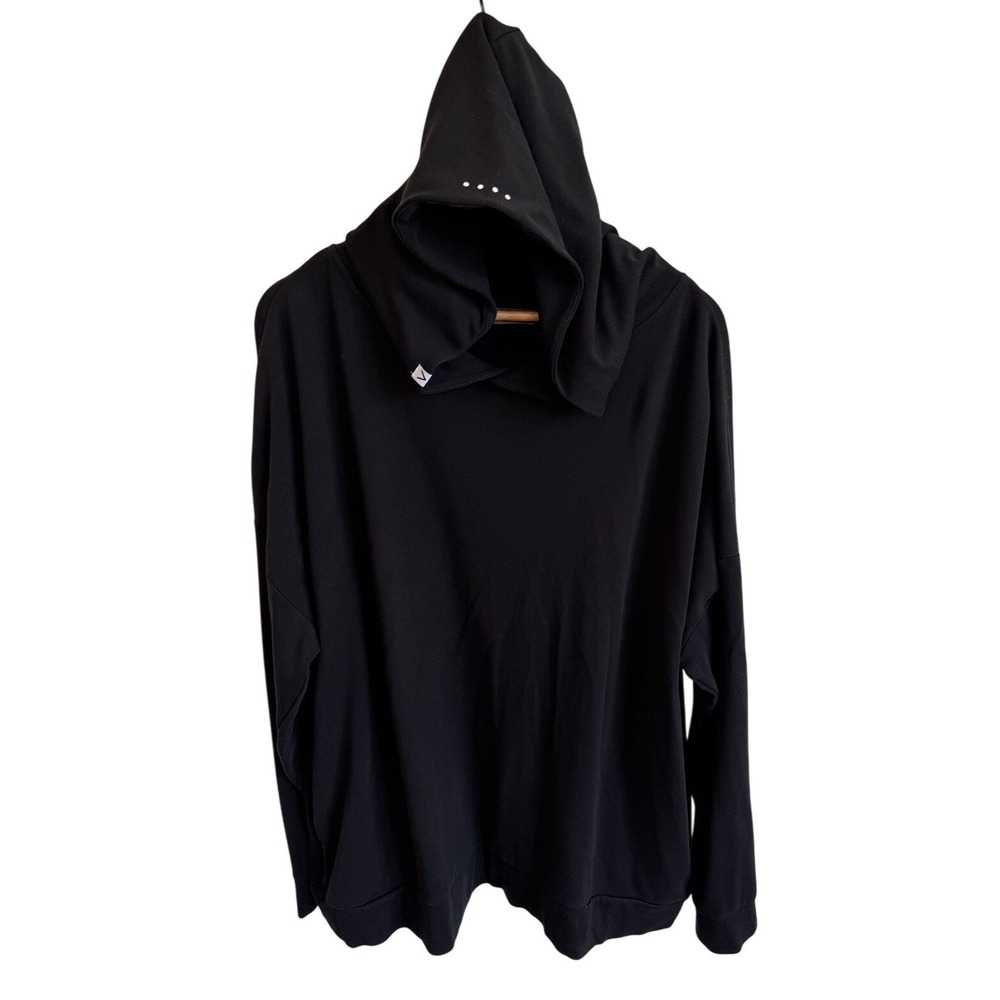 ACTA Activewear Hoodie Womens XL Black Sweatshirt Essential Oversized Lounge